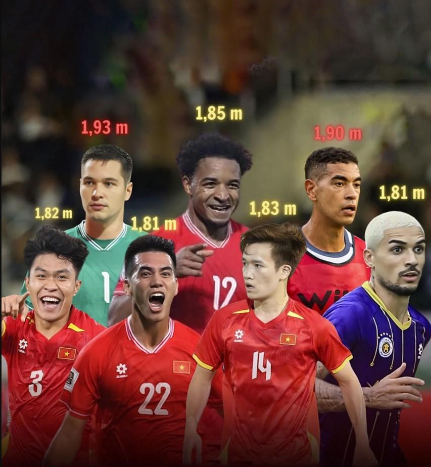 Đội tuyển Việt Nam đang tự nâng cấp mình bằng những nhân tố cao trên 1m80 để sòng phẳng đối đầu với dàn sao nhập tịch Malaysia